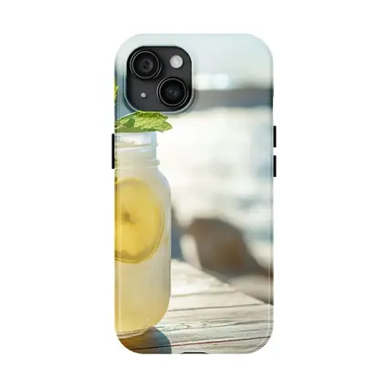 Lemonade Mason Jar Mint Ocean View