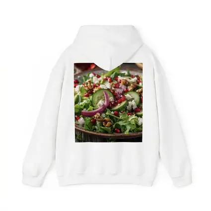 Pomegranate Walnut Feta Green Salad Bowl