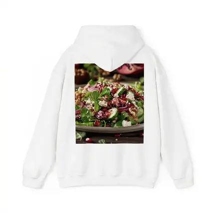 Pomegranate Walnut Feta Green Salad Plate