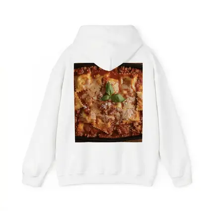 Baked Ravioli Bolognese Dish Fresh Basil