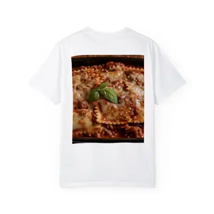 Cheesy Ravioli Bolognese Sauce Rustic Dish