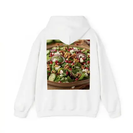 Fresh Pomegranate Walnut Feta Green Salad
