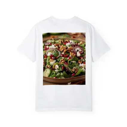 Fresh Pomegranate Walnut Feta Green Salad