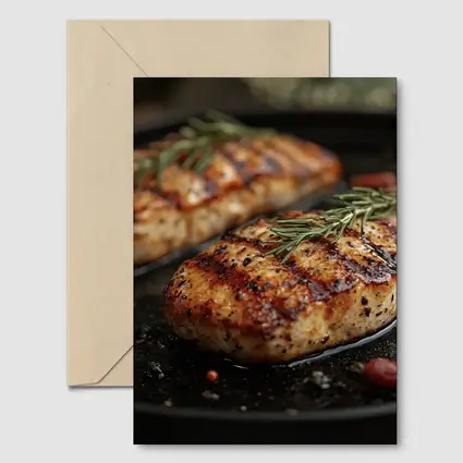 Grilled Chicken Breast With Fresh Rosemary