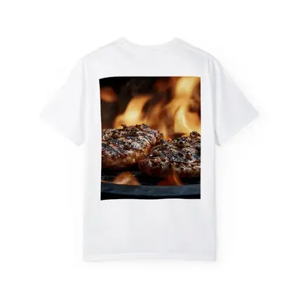 Grilled Burger Patties Over Open Flame