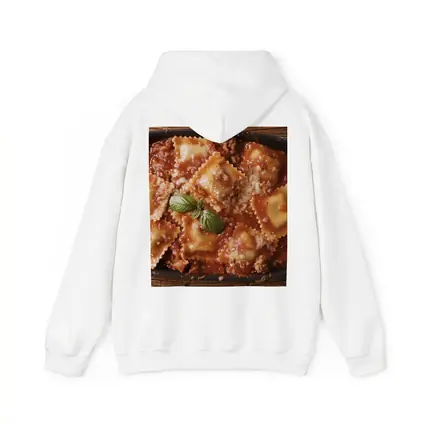 Ravioli Bolognese Baked Pasta Dish Wooden Table