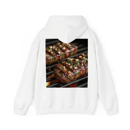 Grilled Steaks Over Open Flame Grill