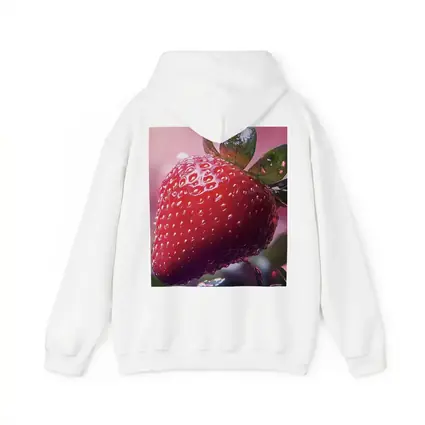 Red Strawberry Close Up Pink Bokeh Background