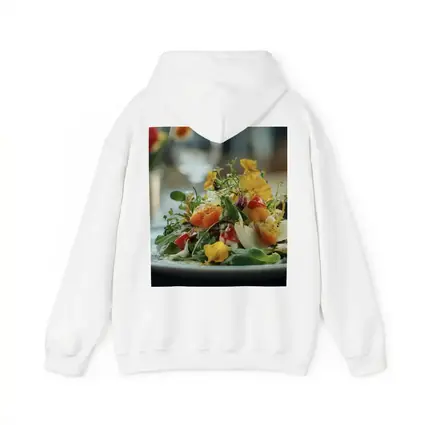 Fresh Garden Salad With Edible Flowers