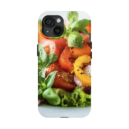 Fresh Garden Salad With Colorful Vegetables