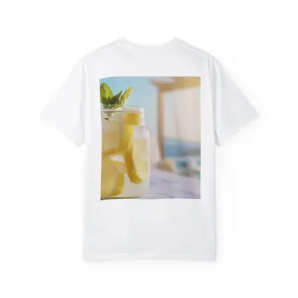 Lemonade Mason Jar Poolside Summer Scene
