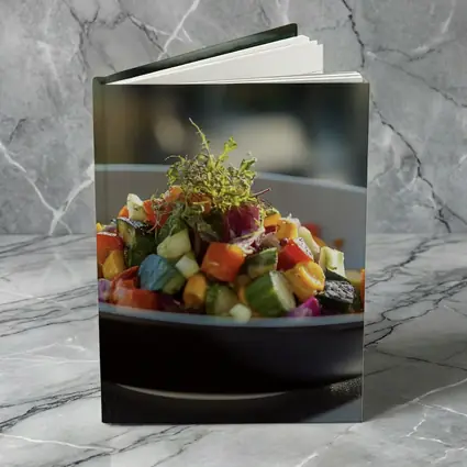 Roasted Vegetable Salad Fine Dining Bowl