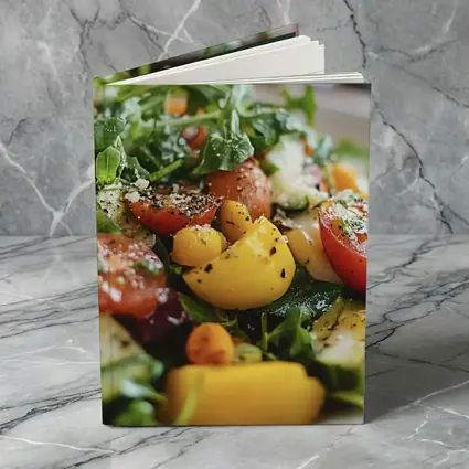 Fresh Garden Salad Bowl With Tomatoes