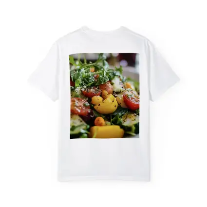 Fresh Garden Salad Bowl With Tomatoes