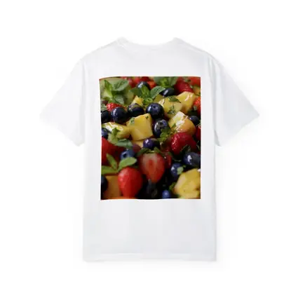 Fresh Fruit Salad Bowl With Mint