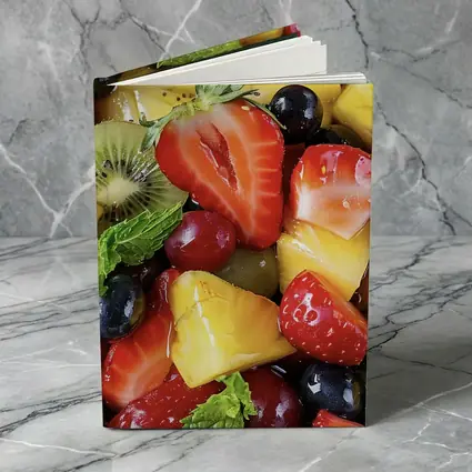 Fresh Fruit Salad Strawberries Blueberries Mango Kiwi