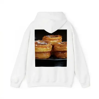Golden Flaky Pastries On Dark Plate