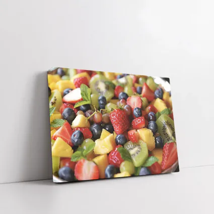 Fresh Fruit Salad Bowl Close Up