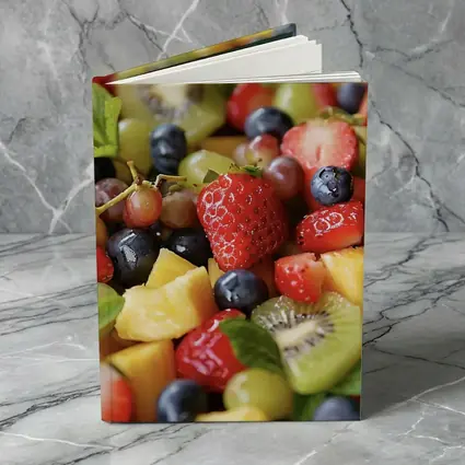 Fresh Fruit Salad Bowl Close Up