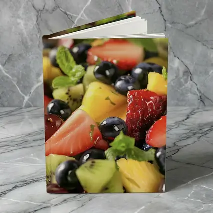 Fresh Fruit Salad Bowl With Mint