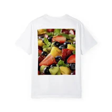 Fresh Fruit Salad Bowl With Mint