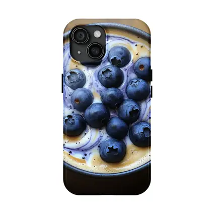 Blueberry Coffee Latte Swirl Dark Mug