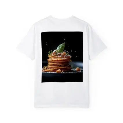 Spaghetti Pasta Stack Dark Background