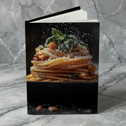Spaghetti Bolognese Parmesan Dark Plate