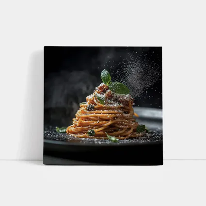 Spaghetti Bolognese Dark Dramatic Food Art