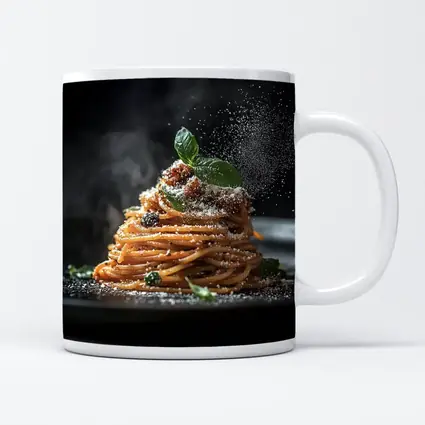 Spaghetti Bolognese Dark Dramatic Food Art