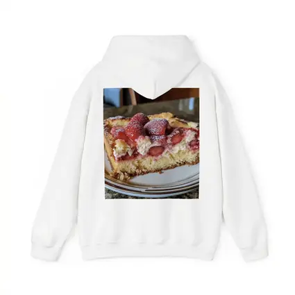 Strawberry Cream Cake Slice On Plate
