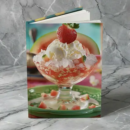 Watermelon Ice Cream Sundae Summer Dessert