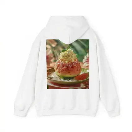 Guava Sorbet Dessert Tropical Floral Background