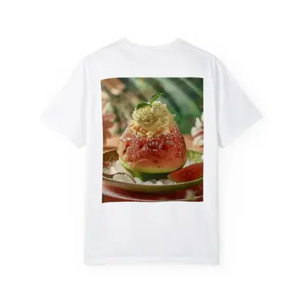 Guava Sorbet Dessert Tropical Floral Background