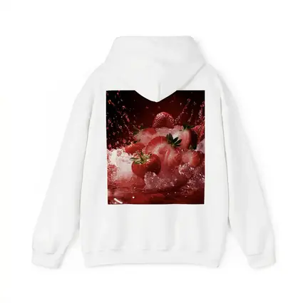 Fresh Strawberries Splashing in Red Juice