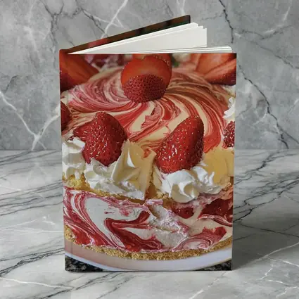 Strawberry Swirl Cheesecake With Whipped Cream
