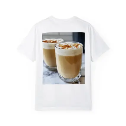 Latte Coffee Glasses With Cinnamon Foam