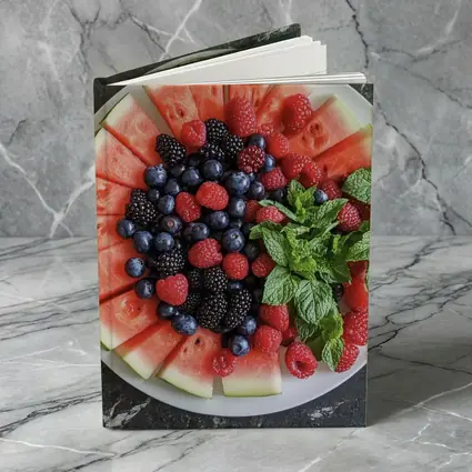 Watermelon Berry Platter With Fresh Mint