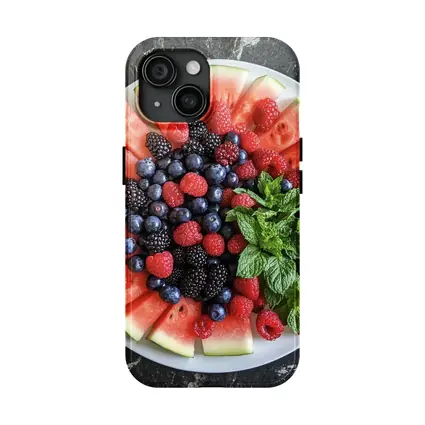 Watermelon Berry Platter With Fresh Mint