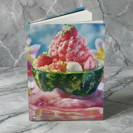 Strawberry Shaved Ice Watermelon Bowl Summer
