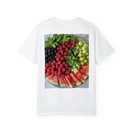 Fresh Fruit Platter on Marble Surface