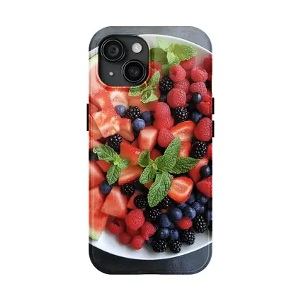 Fresh Summer Fruit Platter With Mint