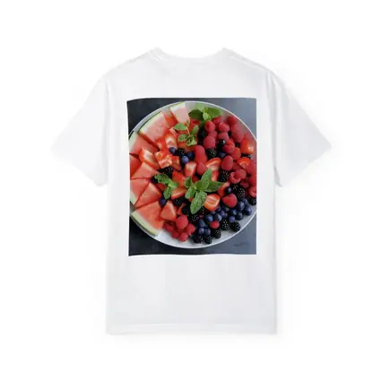 Fresh Summer Fruit Platter With Mint