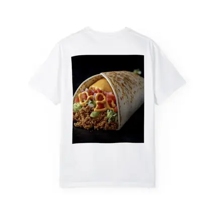 Beef Burrito With Cheese Tomato Dark Background