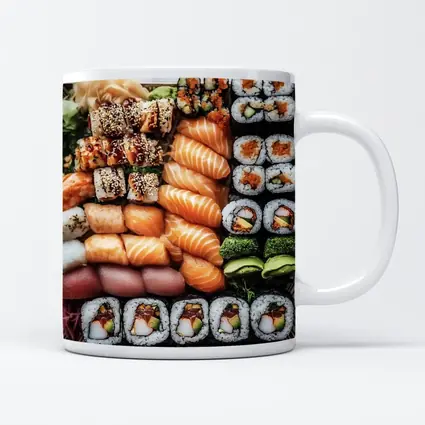 Sushi Platter Salmon Rolls Japanese Food