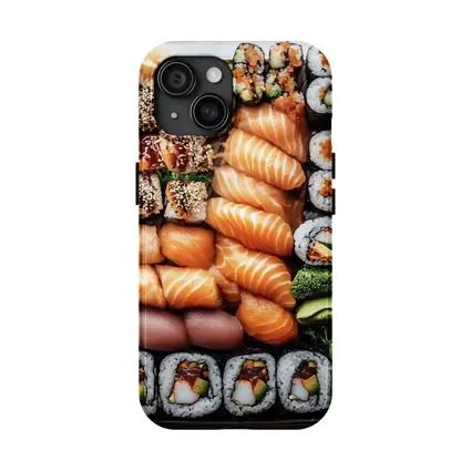 Sushi Platter Salmon Rolls Japanese Food