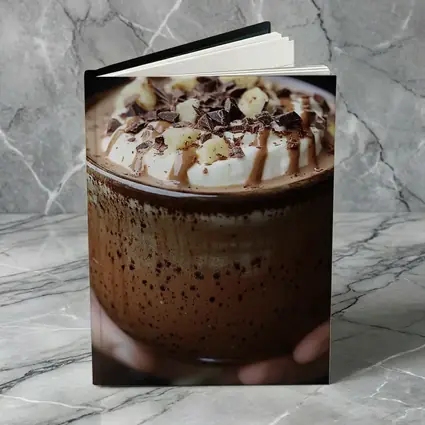 Hot Chocolate Whipped Cream Rustic Mug