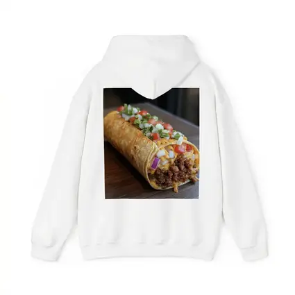 Loaded Beef Burrito Melted Cheese Toppings