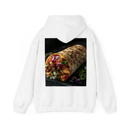 Loaded Beef Burrito Melted Cheese Dark Background