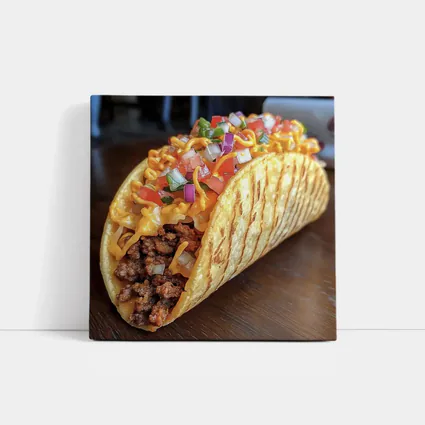 Loaded Beef Taco With Fresh Pico Salsa